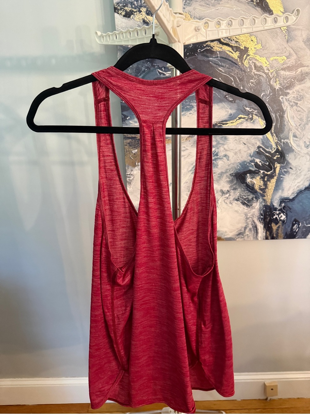 lululemon athletica Heathered Raspberry Racerback Tank - Picture 3 of 4